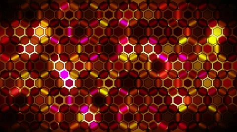 Colored Hexagons Background 5 Stock Footage 46101796