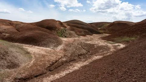 Colored Hills Igdir Turkey Stock Photos