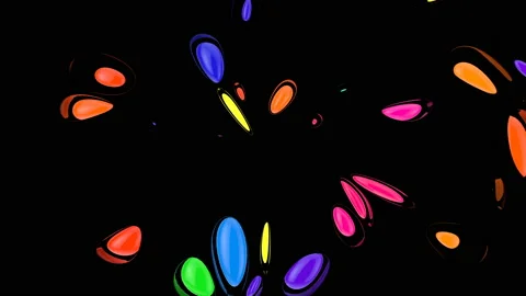 Colored Holes Stock Footage 132983816