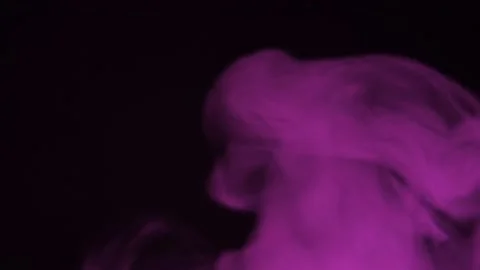 Colored hookah smoke on a black background Stock-Footage 172435310