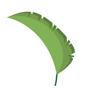 Colored icon of a leaf Vector Stock Illustration