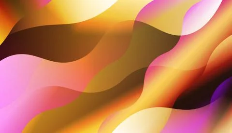 Colored Illustration In Marble Style With Gradient. For Cover Page, Landing P Stock Illustration