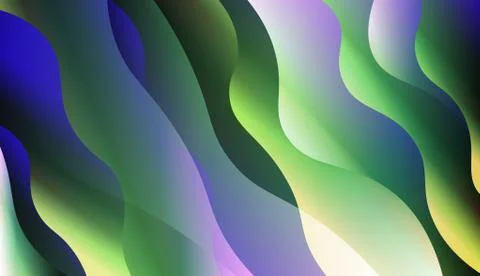 Colored Illustration In Marble Style With Gradient. For Cover Page, Landing P Stock Illustration