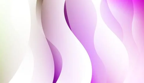 Colored Illustration In Wave Style With Gradient. For Your Design Wallpaper,  Stock Illustration