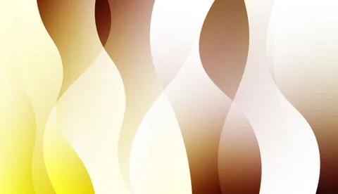 Colored Illustration In Wave Style With Gradient. For Your Design Wallpaper,  Stock Illustration