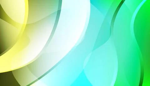 Colored Illustration In Wave Style With Gradient. For Your Design Wallpaper,  Stock Illustration