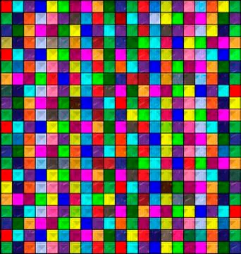 Colored image of blocks Illustrazione stock