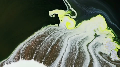 Colored ink flow background. Abstract colorful ink background. Stock-Footage 160856433