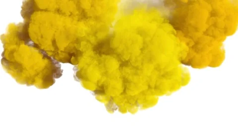 Colored ink spreading in water / colored smoke. Stock Footage 79339030