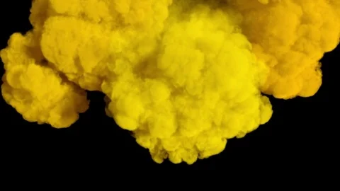 Colored ink spreading in water / colored smoke. Stock Footage 79387531