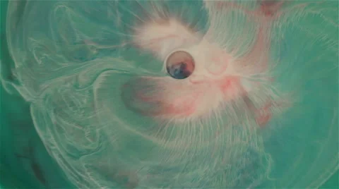 Colored inks. Magnificent cosmic patterns Stock-Footage 69003871