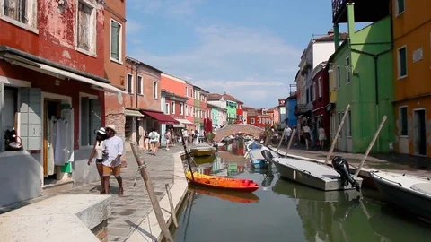 Colored Italy Stock Footage 123669216