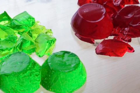 Colored jelly Stock Photos