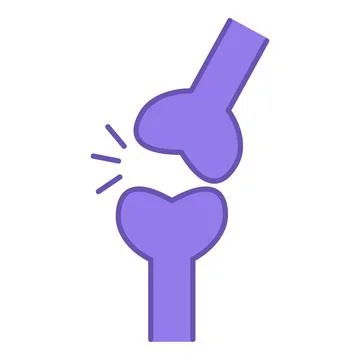 Colored Joint Icons. Vector Illustration. Movable Joint Of Several Bones Wh.. Stock Illustration