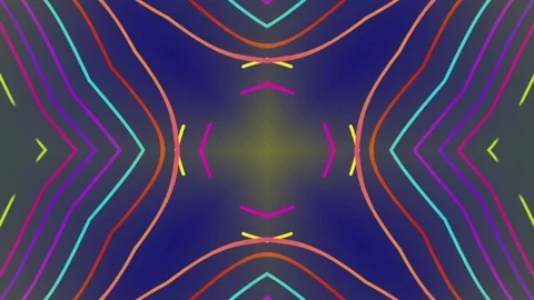 Colored Kaleidoscopic Pattern Stock Footage 73546901