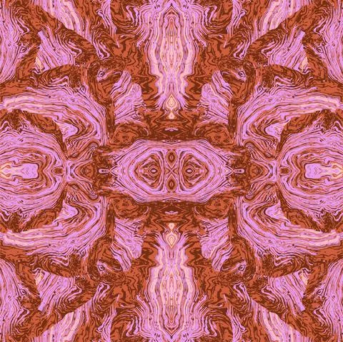 Colored kintsugi style seamless pattern with stone grunge texture. Stock Illustration