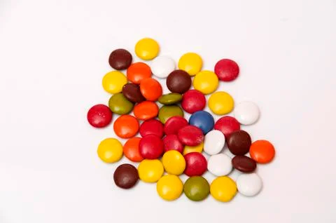 Colored lacasitos 스톡 사진