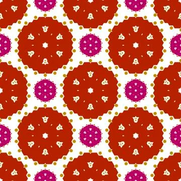 Colored lace pattern Stock Illustration