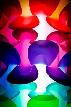 Colored lamp Stock-Fotos