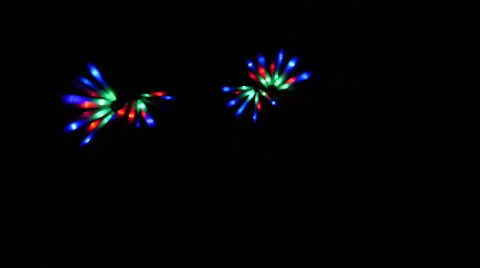 Colored led backlight swirling on a black background Stock Footage 62507976