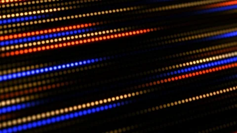 Colored led flashing Lights. Various Animations. Stage lights. Colorful Shiny Stock Footage 126661924