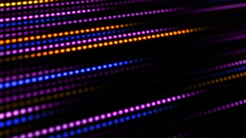 Colored led flashing Lights. Various Animations. Stage lights. Colorful Shiny Video stock 128461875