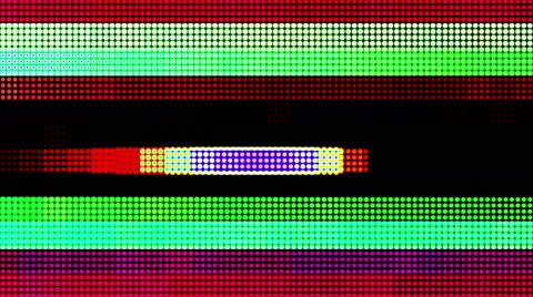 Colored Led Pannels Flickering Background Stock Footage 64713599