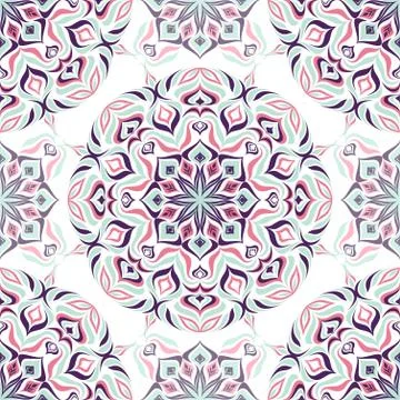 Colored light pattern with vegetative elements. Stock Illustration