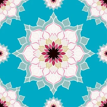 Colored light pattern with vegetative elements. Stock Illustration