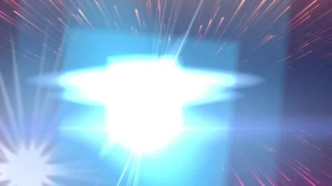 Colored Light Ray Flare 스톡 일러스트