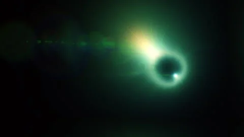 Colored light shines from left to right Vidéo 320140203