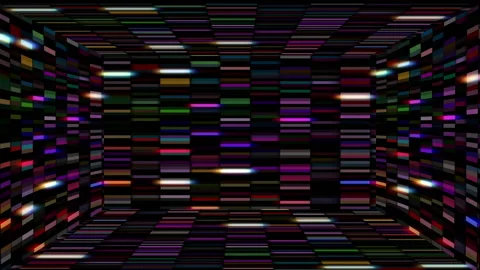 Colored light space Video stock 171585633