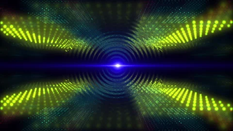 Colored Light Tunnel Stock Footage 156958671