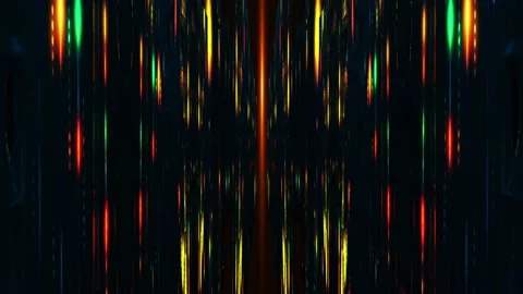 Colored Light VJ Tunnel Loop Stock Footage 156601638
