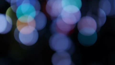 Colored lights in a dark room Stock Footage 229499084