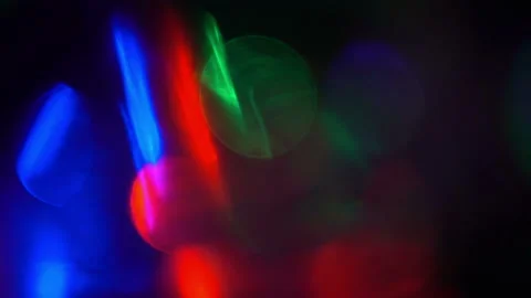 Colored Lights Flashing Stock Footage 94320464