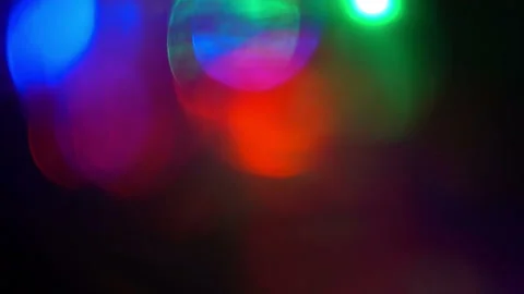 Colored Lights Flashing Stock Footage 94320473