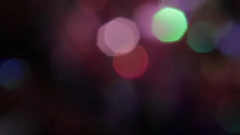 Colored lights that form hexagons in the blackness 스톡 동영상 317459897