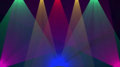 Colored lights on the stage 動画素材 313041864