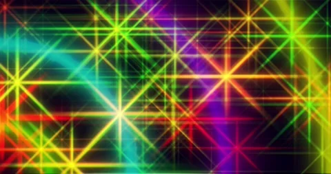 Colored lights twinkle and move Stock Footage 140267404