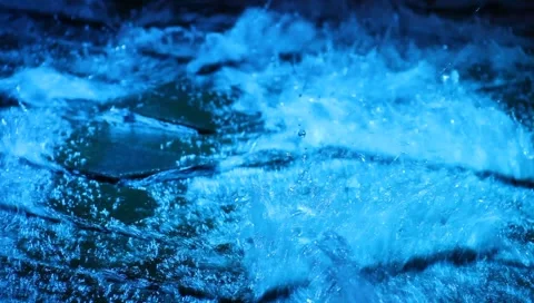 Colored lights water fall #2 動画素材 6689070