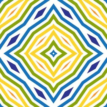 Colored line art pattern. Seamless background Stock Illustration