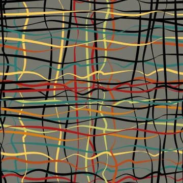 Colored lines background on white background. Presentation template. Artistic Stock Illustration