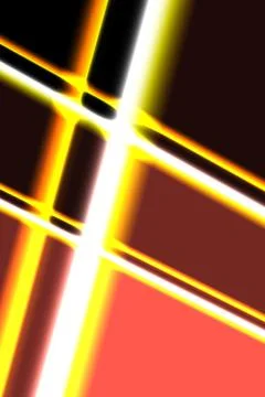 Colored lines on a dark colored background, brown, yellow, orange Stock Photos