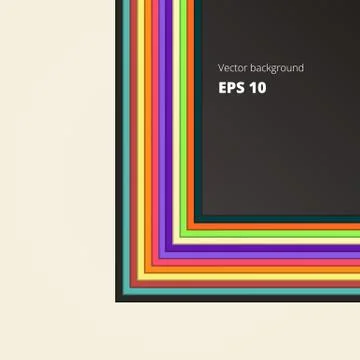 Colored lines element for your design Stock Illustration