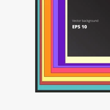 Colored lines element for your design Stock Illustration