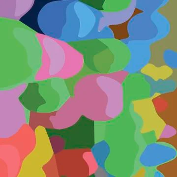 Colored lines, geometric objects vector Stock Illustration