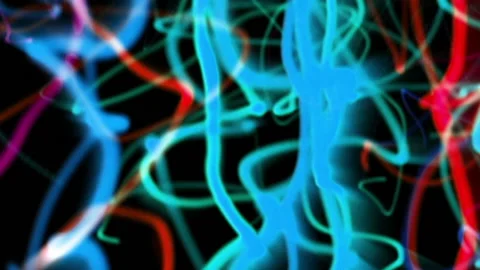 Colored Lines Motion Wavy Elegance Motion Background Stock Footage 89392068