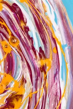 Colored lines of paint Stock Photos