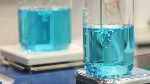 Colored Liquid Substances Boiling Stock Footage 120848847